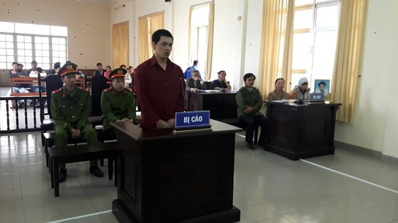 Trần Quốc Vũ tại phiên tòa xét xử sơ thẩm Trần Quốc Vũ tại phiên tòa xét xử sơ thẩm