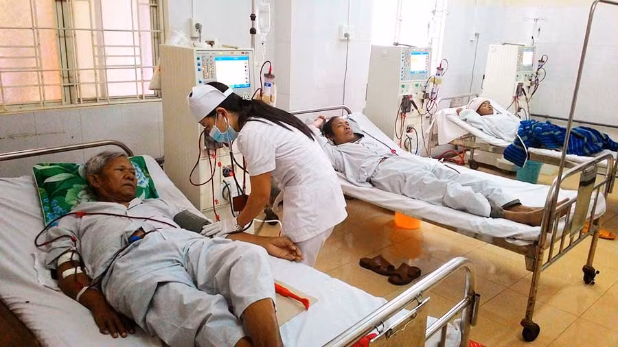  Đái tháo đường gây ra biến chứng suy thận. Ảnh: N.N