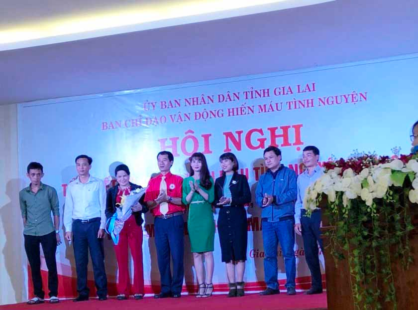 Ra mắt Câu lạc bộ Nhóm máu hiếm Gia Lai. Ảnh: Hồng Ngọc