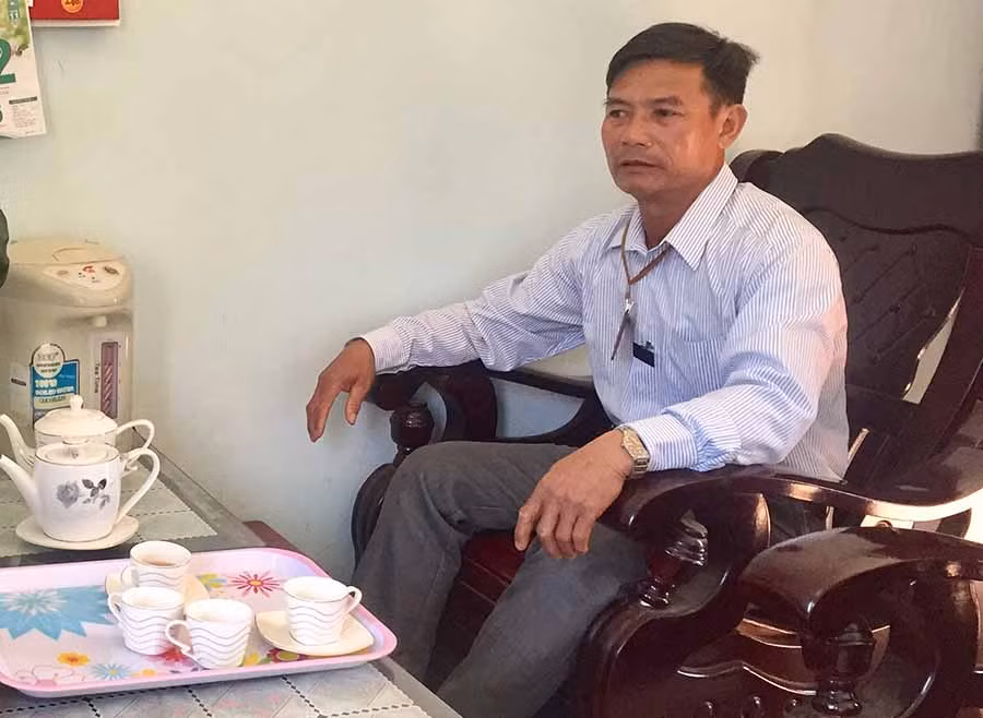 Ông Ngô Duy Huyến đã bị một đối tượng hành hung khi thi hành công vụ. Ảnh: Văn Ngọc Ông Ngô Duy Huyến đã bị một đối tượng hành hung khi thi hành công vụ. Ảnh: Văn Ngọc