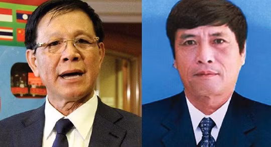 2 bị cáo Phan Văn Vĩnh (trái) và Nguyễn Thanh Hóa (phải)