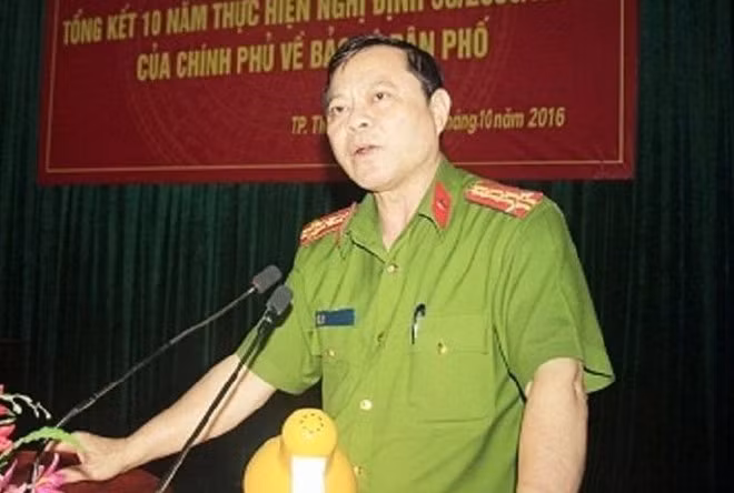 Đại tá Nguyễn Chí Phương, Trưởng công an TP Thanh Hóa. Ảnh: Cổng thông tin điện tử TP Thanh Hóa.