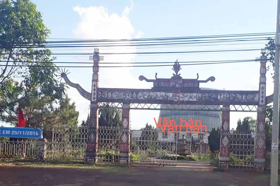 Phòng Văn hoá-Thông tin huyện Ia Grai. Ảnh: Thiên Di