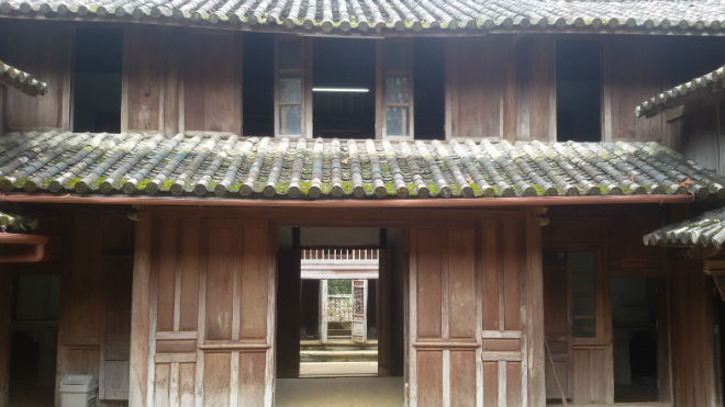 Một phần kiến trúc khu Nhà Vương. Ảnh: Lao Động.