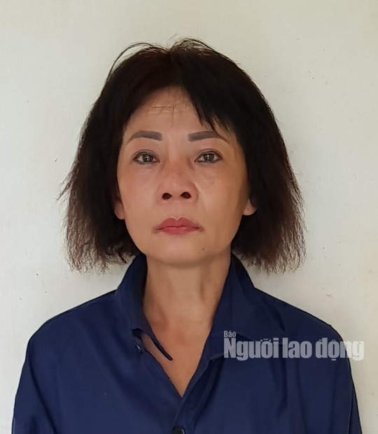 Chân dung nữ chủ quán cà phê kích dục Phan Thị Bạch Tuyết. Ảnh: Công an Vĩnh Long