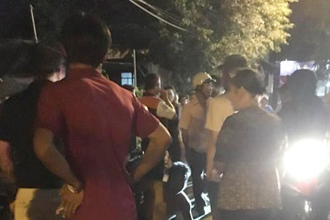 Hiện trường xảy ra vụ việc.