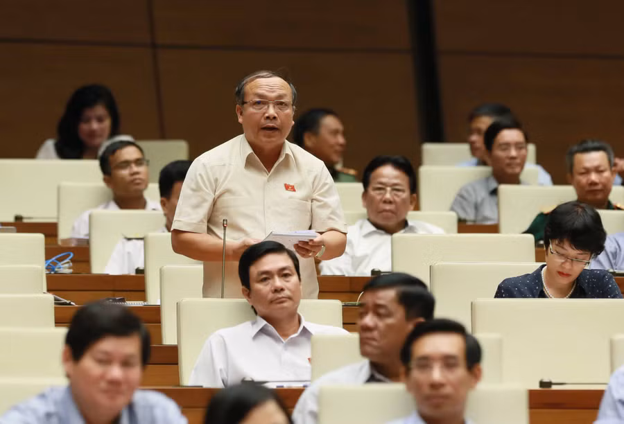 Đại biểu Đinh Duy Vượt. Ảnh: Vũ Định