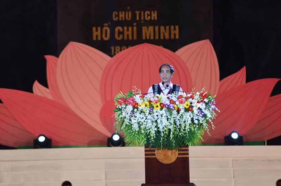 Chủ tịch UBND tỉnh Gia Lai Võ Ngọc Thành phát biểu. Ảnh: Đ.T
