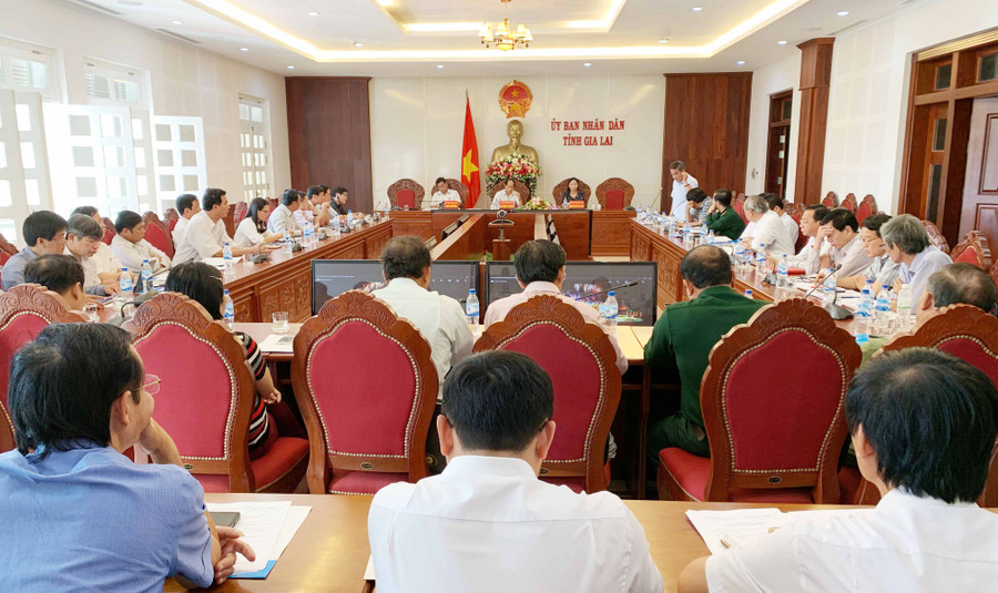 Quang cảnh cuộc họp. Ảnh: Hoàng Ngọc