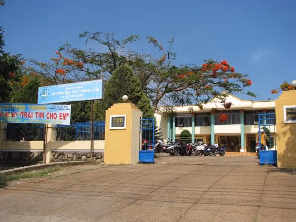 Đại học Nông lâm TP. Hồ Chí Minh-phân hiệu Gia Lai, năm học 2017-2018 có tổng chỉ tiêu tuyển sinh là 260 sinh viên, nhưng số thí sinh nhập học chỉ có 68 sinh viên (ảnh internet)