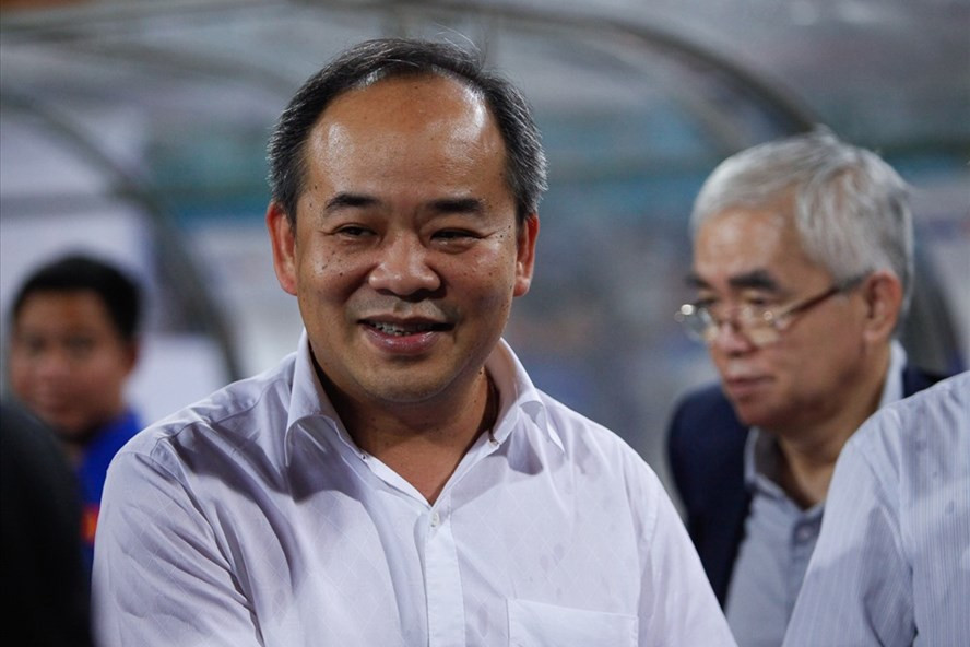 Thứ trưởng Bộ VHTTDL Lê Khánh Hải chính thức ra tranh cử Chủ tịch VFF khoá VIII. Ảnh: Đ.H 