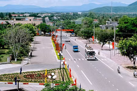 Thị xã An Khê hôm nay. Ảnh: Đức Thanh