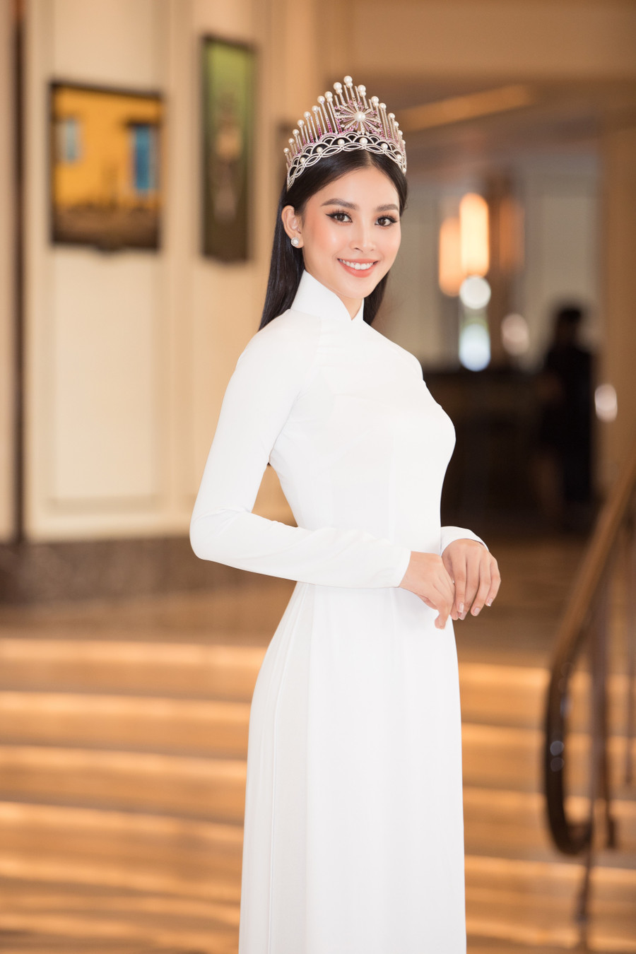 Năm nay, Tiểu Vy với vai trò là đại sứ sẽ đồng hành cùng cuộc thi và trao lại vương miện cho tân Hoa hậu Việt Nam 2020.