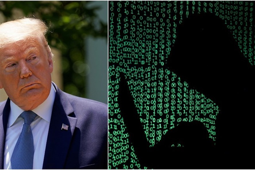  Tin tặc dọa tung tin bất lợi cho Tổng thống Donald Trump. Ảnh: Reuters