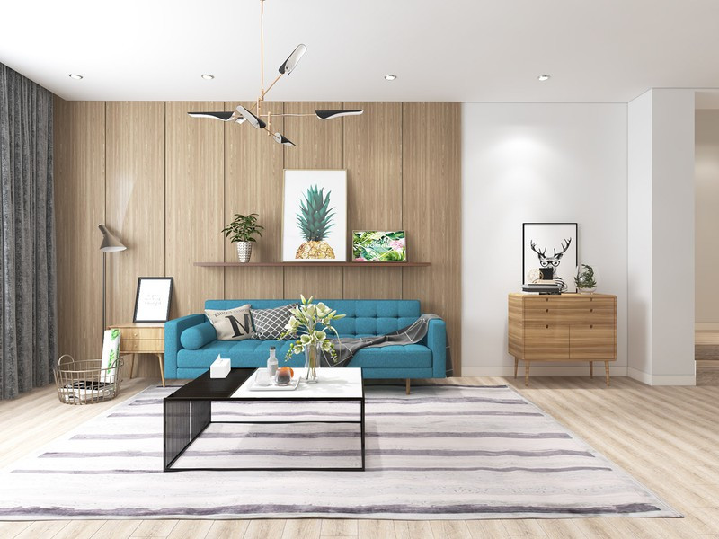 Với mục đích trang trí lại để cho thuê nên chủ đầu tư đã chọn những đồ vật và nội thất thật nổi bật để thu hút khách hàng.