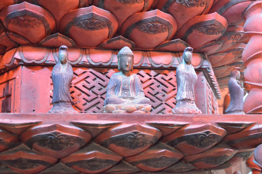 Kiến trúc độc đáo, tinh xảo của tòa cửu phẩm liên hoa