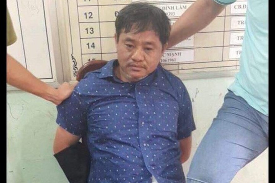  Bí thư xã Liên Hà, nghi can trong vụ giết cháu vợ, đốt xác dựng hiện trường giả để trục lợi tiền bảo hiểm nhân thọ. Ảnh: CACC
