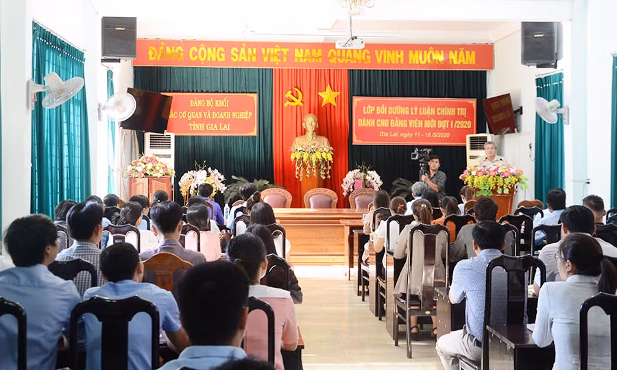 Quang cảnh lớp học. Ảnh: P.L