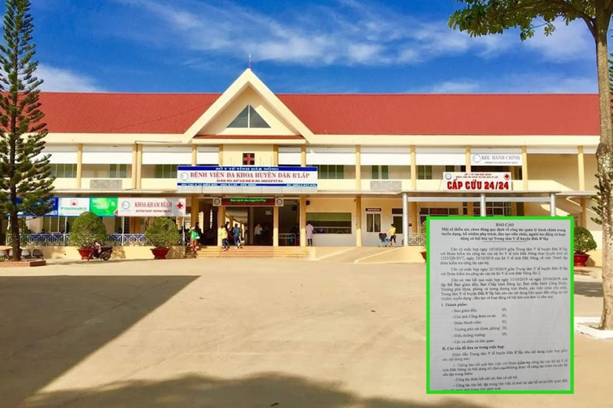 Trung tâm y tế huyện Đắk R’lấp (Đắk Nông) bị phát hiện ký nhiều quyết định bổ nhiệm trái quy định. Ảnh: Hữu Long Trung tâm y tế huyện Đắk R’lấp (Đắk Nông) bị phát hiện ký nhiều quyết định bổ nhiệm trái quy định. Ảnh: Hữu Long