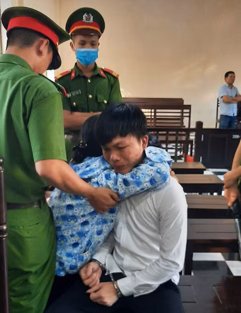 Bị cáo Thuận tại tòa.