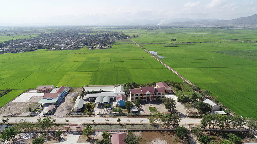 Bộ mặt nông thôn Ia Piar đang khởi sắc từng ngày. Ảnh: Quang Tấn