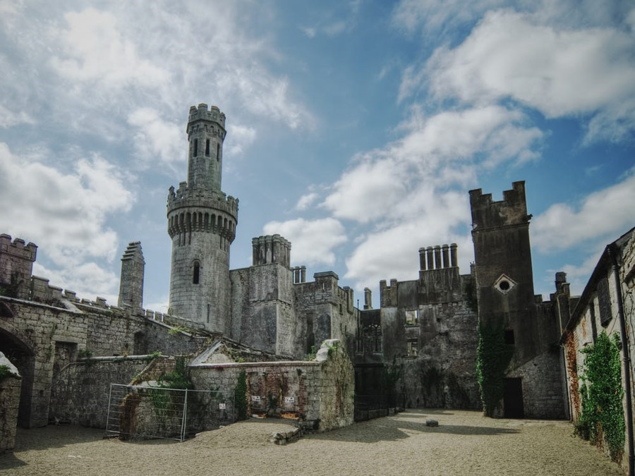 Lâu đài Duckett's Grove ở Carlow, Ireland: Được xây dựng vào những năm 1700 trong khu đất rộng của gia đình Duckett nổi tiếng. Lâu đài bị hỏa hoạn năm 1933. Ảnh: Carlow Tourism.