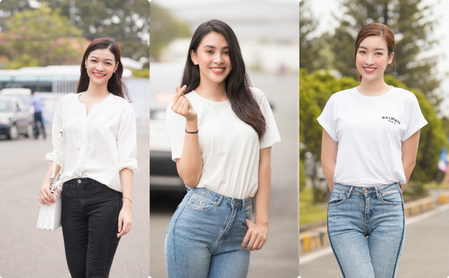 Đỗ Mỹ Linh, Trần Tiểu Vy, Kiều Loan đọ sắc khi tham gia hiến máu nhân đạo.