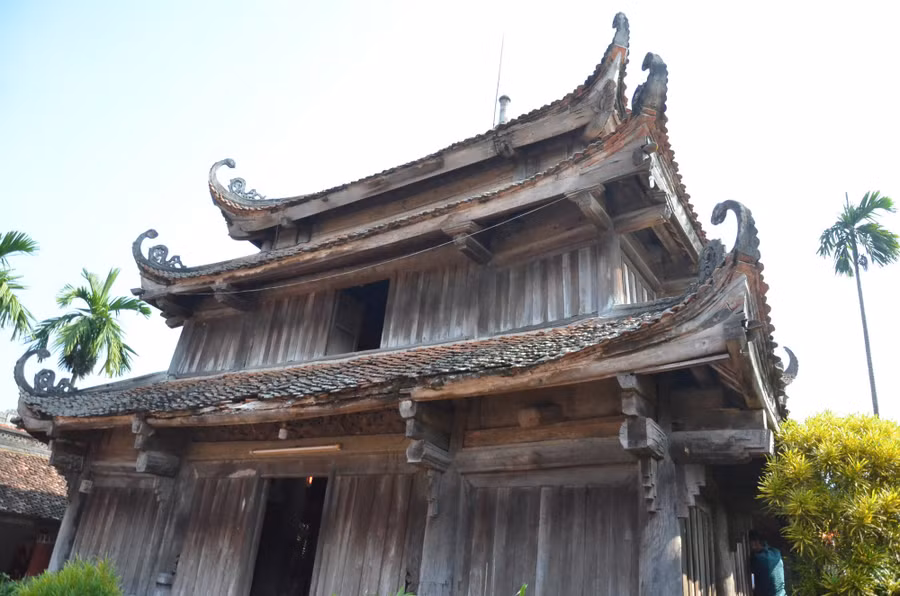 Dễ dàng bắt gặp những nét kiến trúc cổ tại ngôi chùa này