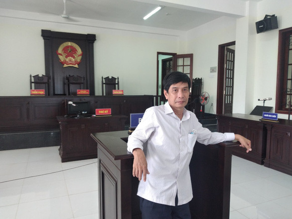  Ông Phước trước phiên tòa phúc thẩm - Ảnh: DVT