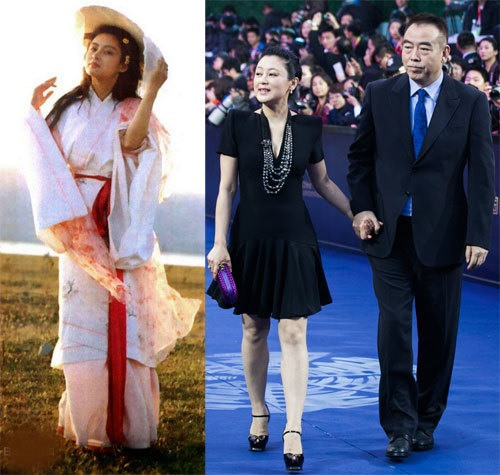 Hiện nay, nữ diễn viên đã rút lui khỏi màn ảnh và chuyên tâm chăm lo cho gia đình, đứng phía sau hỗ trợ ông xã Trần Khải Ca. Ảnh: Weibo