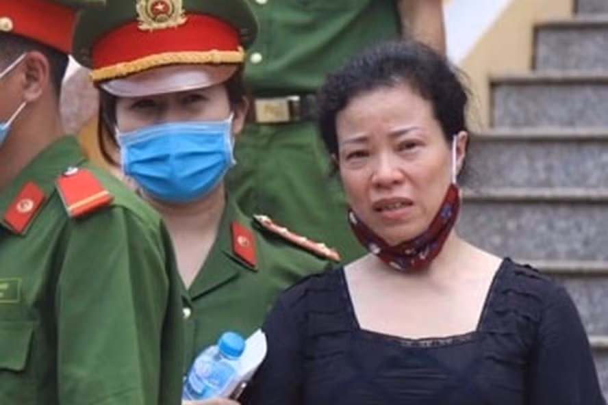  Cựu trưởng phòng khảo thí Diệp Thị Hồng Liên. Ảnh: X.An.