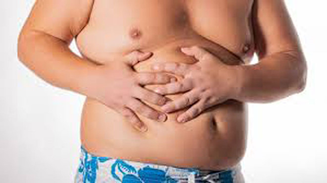 Béo bụng có thể sẽ dẫn đến bệnh gan nhiễm mỡ. ẢNH MINH HỌA: SHUTTERSTOCK