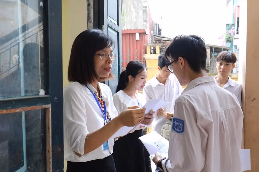  Thí sinh dự thi THPT quốc gia năm 2019. Ảnh: Hải Nguyễn