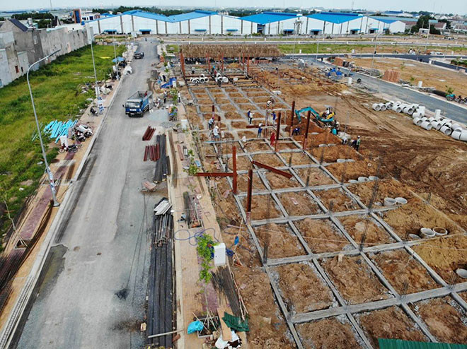 Thời gian qua, nhiều nơi rộ phân lô bán nền kiểu “lúa non”. (ảnh minh hoạ)