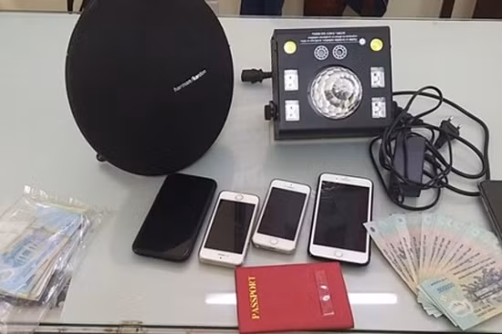 Tang vật vụ án.