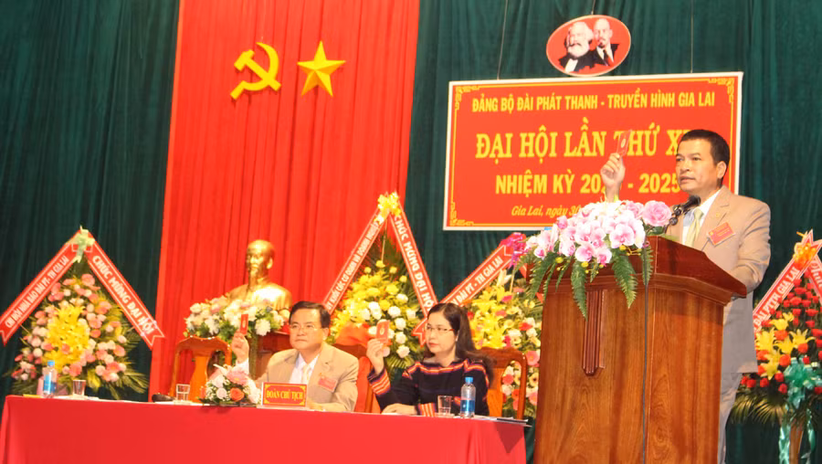  Đại hội biểu quyết thống nhất những chỉ tiêu phấn đấu trong nhiệm kỳ 2020-2025. Ảnh: Nguyễn Giang