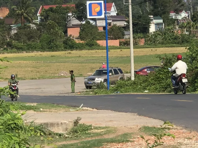 Lực lượng chức năng có mặt tại hiện trường