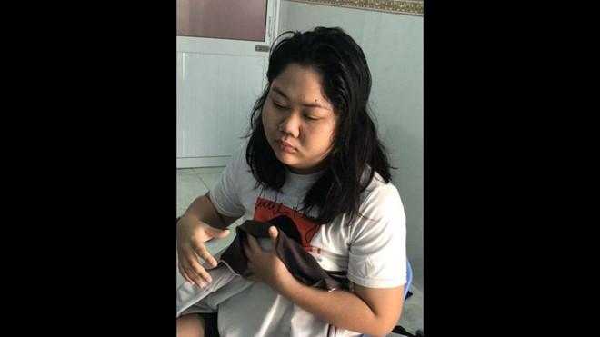 Thảo khi bị bắt tại TP.Nha Trang tháng 12.2019 ẢNH: NGUYỄN TÚ Thảo khi bị bắt tại TP.Nha Trang tháng 12.2019 ẢNH: NGUYỄN TÚ