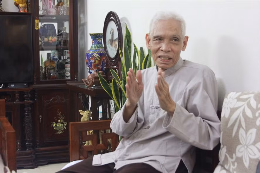 Ông Trần Viết Hoàn - cận vệ bên cạnh Bác Hồ những năm 1966-1969, nguyên Giám đốc Khu di tích Bác Hồ tại Phủ Chủ tịch. Ảnh: Vương Đông