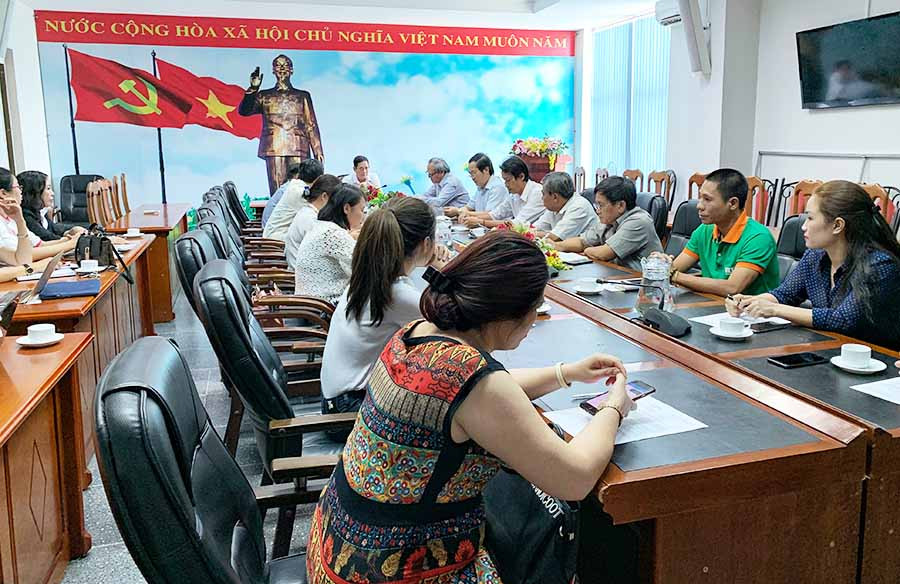 Ngành du lịch họp bàn với các doanh nghiệp kinh doanh dịch vụ, lữ hành chuẩn bị phương án phục hồi du lịch. Ảnh: M.C Ngành du lịch họp bàn với các doanh nghiệp kinh doanh dịch vụ, lữ hành chuẩn bị phương án phục hồi du lịch. Ảnh: M.C