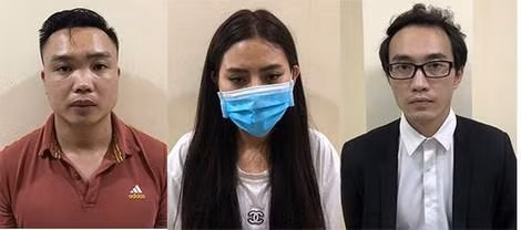 Ba đối tượng Võ Văn Tuấn, Bùi Thị Như Q. và Hoàng Quốc Long bị cơ quan Công an tạm giữ.