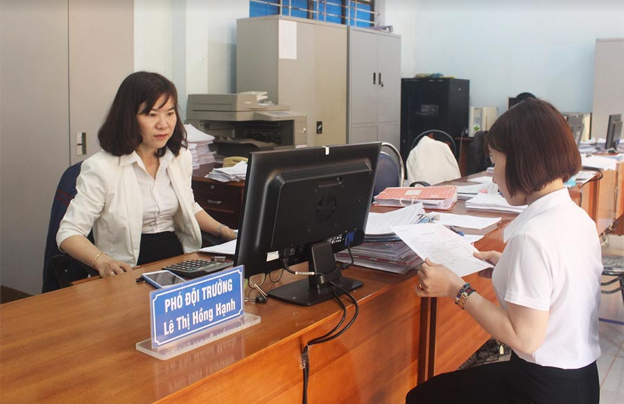 Ngành Thuế đang triển khai việc gia hạn thời gian nộp thuế và tiền thuê đất theo quy định tại Nghị định số 41 của Chính phủ. Ảnh: S.C