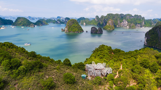 Đảo Soi Sim nhìn từ trên cao ẢNH LÃ NGHĨA HIẾU