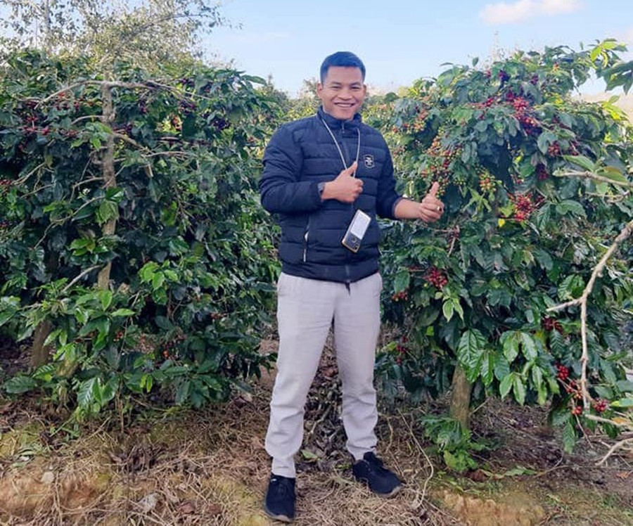 Chàng trai người Ê Đê Y Pốt Niê. Ảnh: Hữu Long