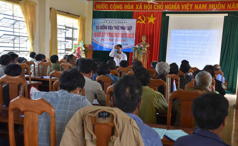 Quang cảnh lớp bồi dưỡng. Ảnh: Hà Phương