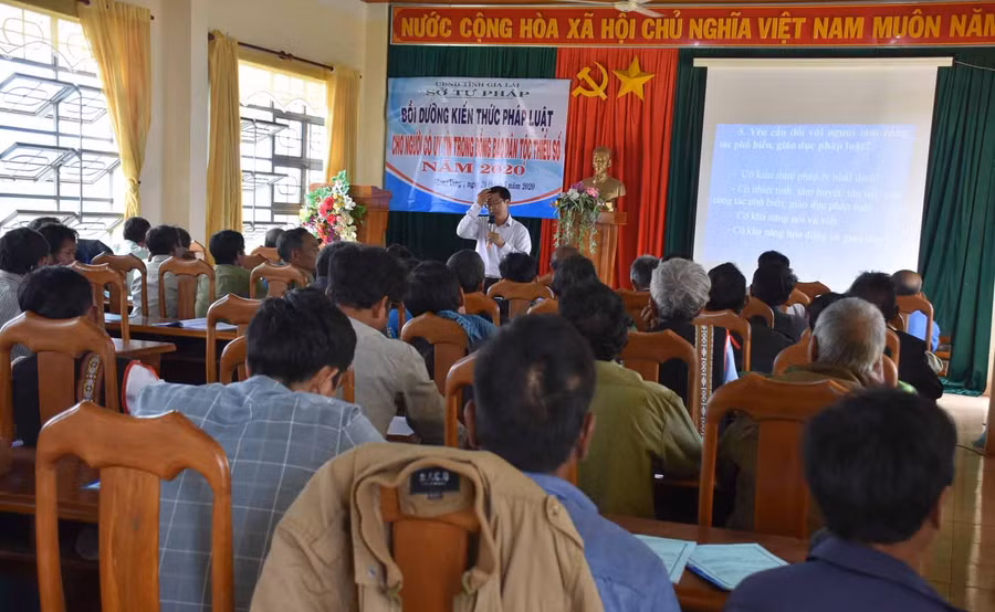 Quang cảnh lớp bồi dưỡng. Ảnh: Hà Phương