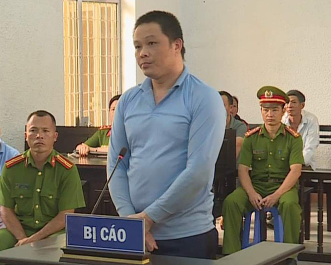 Bị cáo Thụ tại phiên tòa phúc thẩm ẢNH: HOÀNG BÌNH