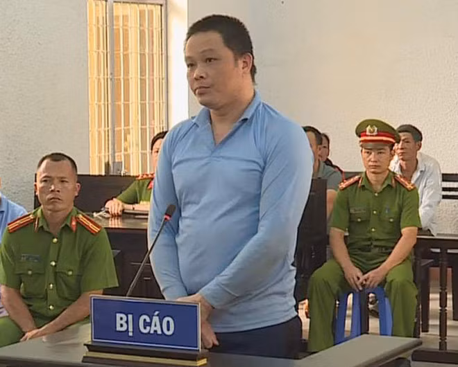 Bị cáo Thụ tại phiên tòa phúc thẩm ẢNH: HOÀNG BÌNH