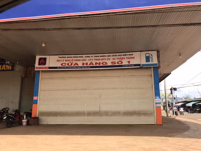 Nhiều cửa hàng xăng dầu đóng cửa