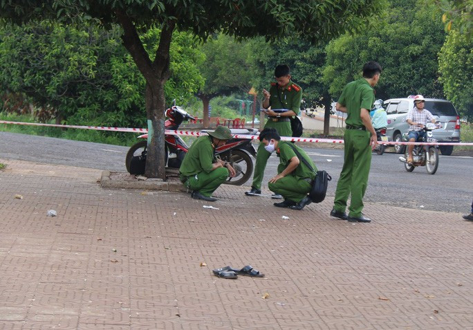  Cơ quan chức năng khám nghiệm hiện trường